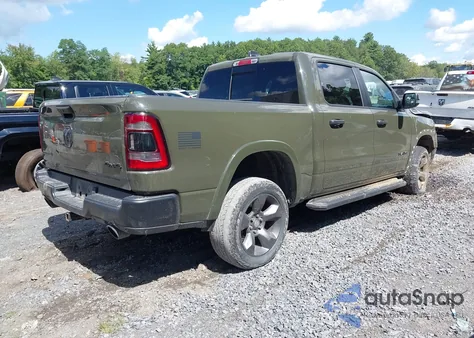 2021 Ram 1500 Big Horn 4X4 5'7 Box из США, поврежденный, VIN 1C6SRFFT6MN696415